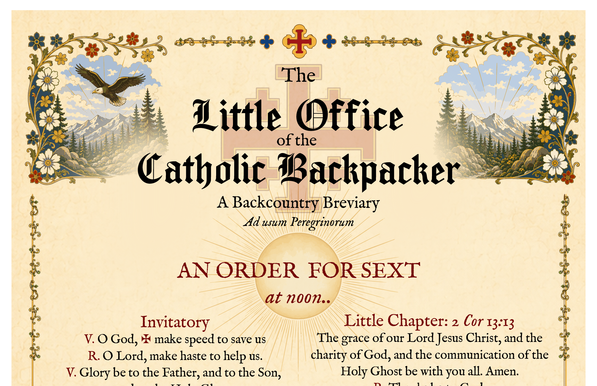 The Little Office of the Catholic Backpacker - Day Hiker Edition